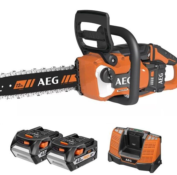 Power Through Cutting Tasks: 12" Gas Powered Chain Saw (AEG)