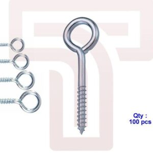 Heavy-Duty Lifting and Anchoring: Galvanized Eye Hook (3 inch