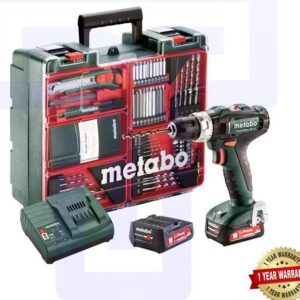 Metabo 10mm Cordless Drill Set: Power & Convenience for Drilling Tasks