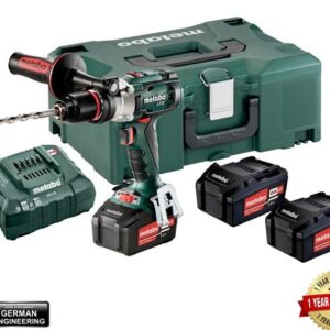 Metabo 13mm Cordless Hammer Drill: Power Through Concrete & Masonry (2 Batteries)