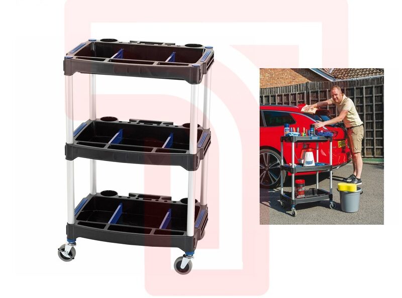IMG_3200-e1665595216471.jpg Draper 3-Tier Workshop Trolley: Heavy-Duty Storage and Transport for Your Tools - Image 1