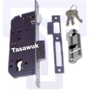 Mortice Lock With 64mm Turn Profile Cylinder - High Security Union Lock