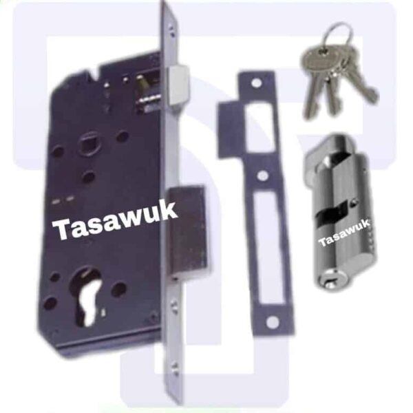 Mortice Lock With 64mm Turn Profile Cylinder - High Security Union Lock