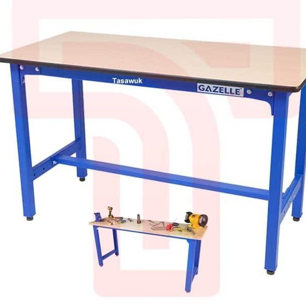Steel Workbench with Woodtop
