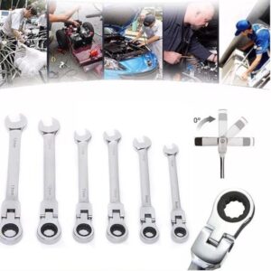 Foldable Ratchet Spanner Set