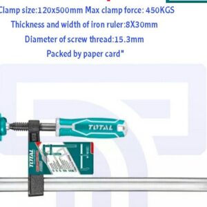F-Clamp, Size : 120x500 mm