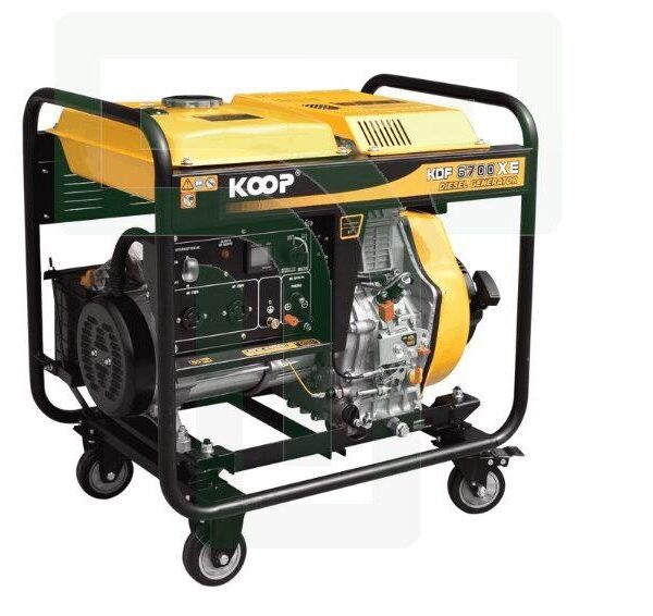 Power Up with Koop: 4.5KW Diesel Generator with 12.5L Tank