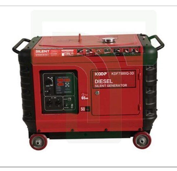 Power Your Needs Quietly: Koop 5.0KW Silent 3-Phase Diesel Generator