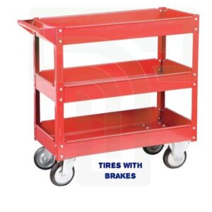 Steel Service Cart: Durable and Versatile Storage on Wheels