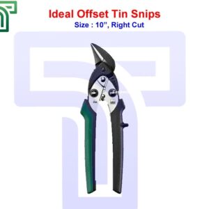 Ideal Offset Tin Snips, Size : 10" Right Cut
