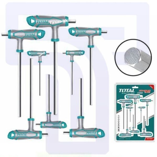 Total 8-Piece T-Handle Hex Wrench Set: Versatility & Leverage
