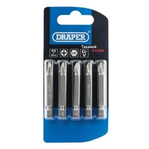 Draper 1/4" Hex Cross Screw Bit: Drive Phillips Screws Securely