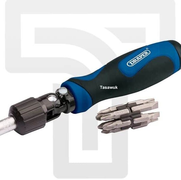 Draper 10-Piece Ratcheting Screwdriver Set: Efficient Screwing with Multiple Bits