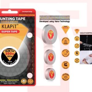 Reliable Mounting Solution: Klapit Strong Double-Sided Tape (7m, 161kg)
