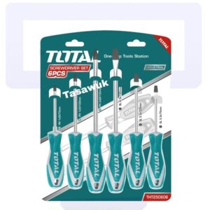 Total 6-Piece Screwdriver Set: Tackle Diverse Screwing Tasks
