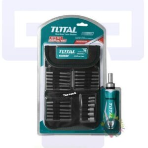 Total 26-Piece Ratchet Screwdriver Set: Tackle Diverse Screw Jobs Efficiently