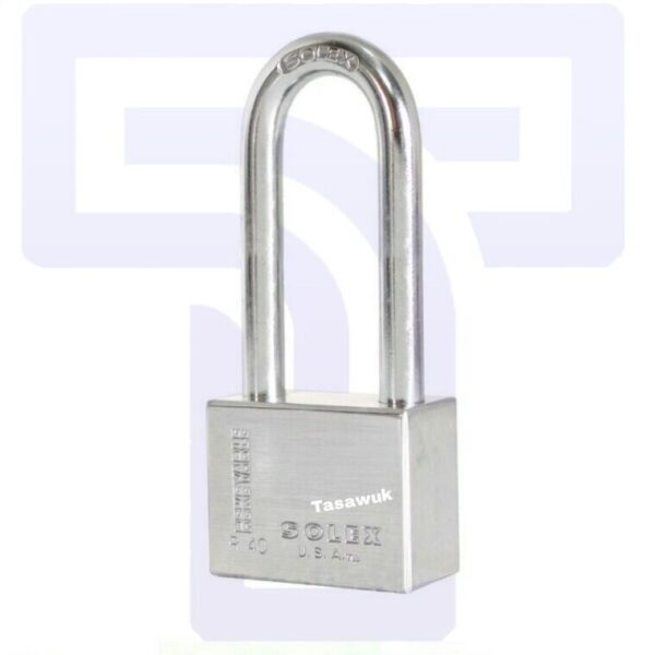 Long Shackle Chrome Padlock 40mm H.D