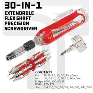 30-in-1 Precision Screwdriver Set: Tackle Small Screws in Electronics & Delicate Projects