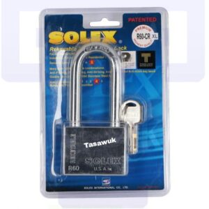 Long Shackle Chrome Padlock 60mm Heavy Duty