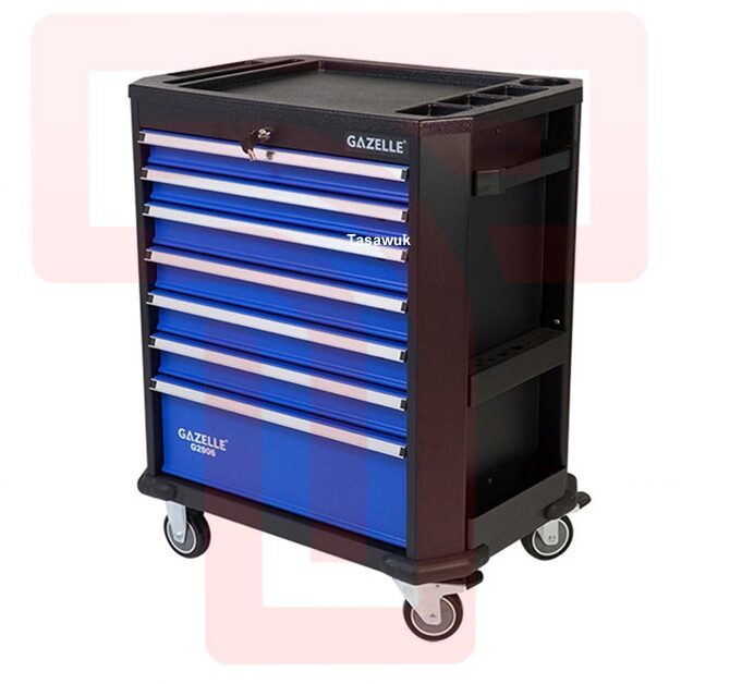 IMG_4249-e1665604834328.jpg Gazelle 7 Drawer Tool Trolley: Compact Organization for Your Tools - Image 1