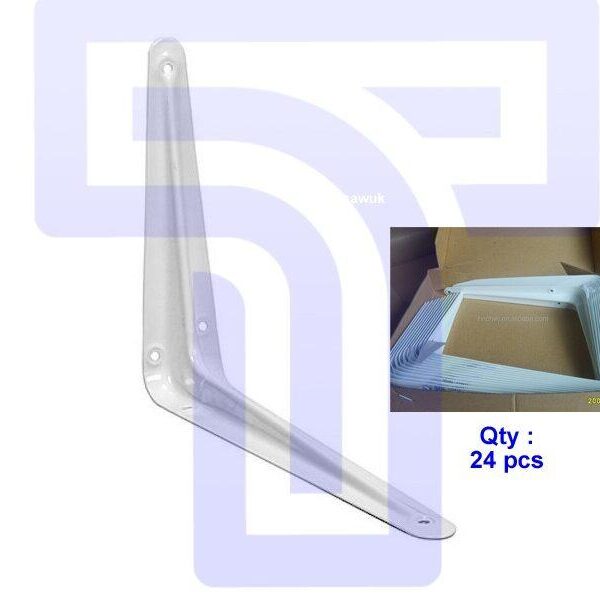 Functional Support: Light Duty Shelf Brackets ( 6 x 8'')