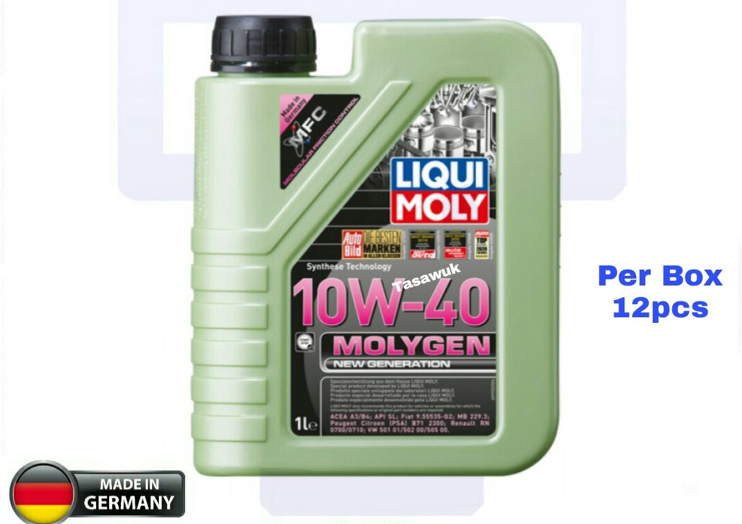 IMG_4420-e1665071741419.jpg Liqui Moly 10w40 Molygen Full Sythetic: Superior Protection and Performance for Gasoline Engines - Image 1
