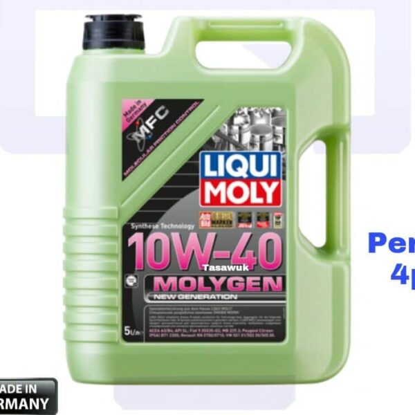 Liqui Moly 10w40 Molygen Full Synthetic (5L): Long-Lasting Protection and Savings