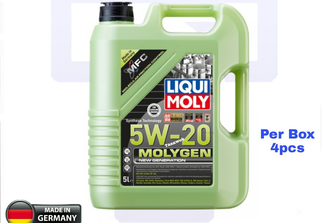 IMG_4427-e1665071893632.jpg Liqui Moly 5w20 Molygen Oil (5L): Long-Lasting Protection for Multiple Vehicles - Image 1