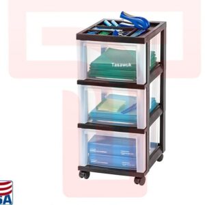3 Drawer Rolling Cart