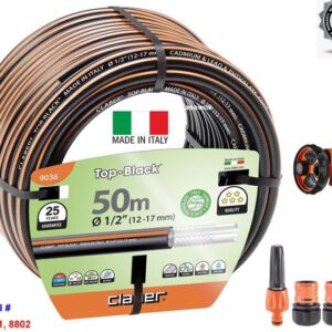 Claber Top Black Hose Kit: Comprehensive Watering Solution for Your Garden