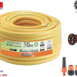 Claber Flexyfort Yellow Hose Kit: Premium Watering Solution for Large-Scale Gardens