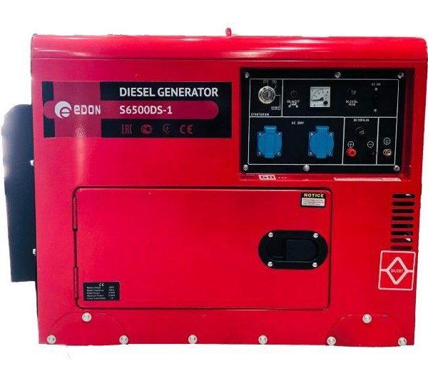 Power Through Outages Quietly: 6500W Silent Diesel Generator from Edon