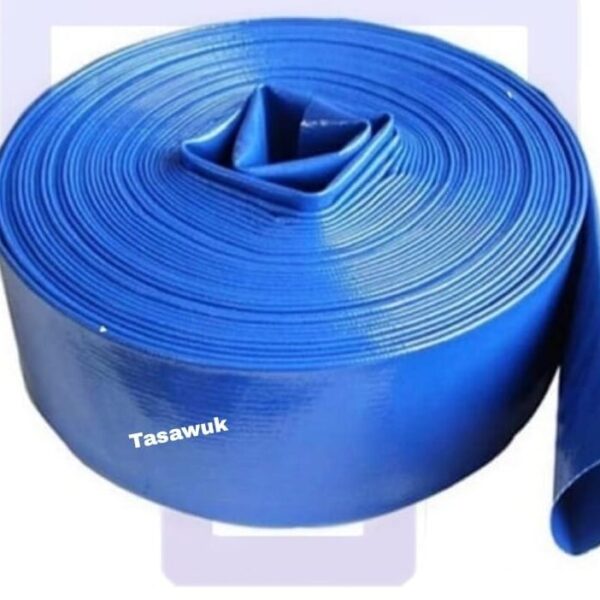 Tasawuk PVC Layflat Hose (8"): Maximum Flow for Large-Scale Irrigation