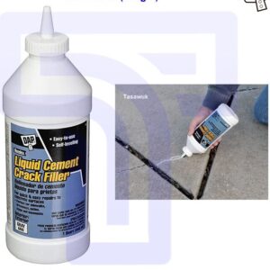 Fix Cracks Quickly: Liquid Cement Crack Filler (32 oz) - Fills & Smooths Interior Walls