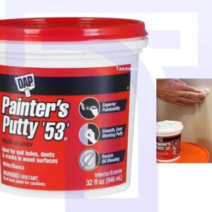 Achieve Flawless Painting: Painter's Putty (32 oz) - Fills Holes & Gaps for Smooth Finish