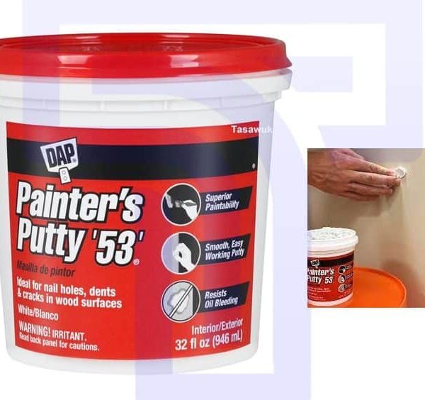 Achieve Flawless Painting: Painter's Putty (32 oz) - Fills Holes & Gaps for Smooth Finish
