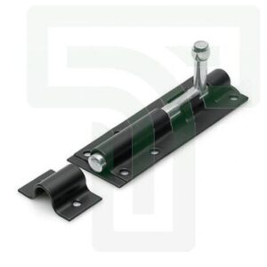 Enhance Security: Black Tower Bolt (4 Inch)