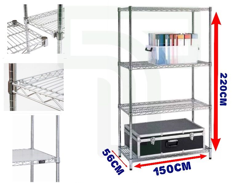 IMG_4852-e1662819456267.jpg Chrome Wire Shelf - Image 1