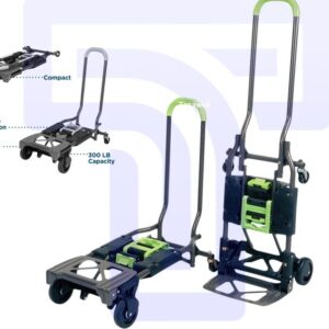 2 in 1 Folding Hand Truck - The Perfect Solution for Moving and Transporting Your Gear