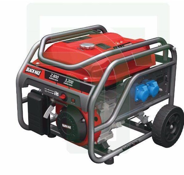 Power Up with Black Max: 3200W Gasoline Generator