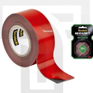 3M Double-Sided Mounting Tape (1" x 4.5 meters) - Long-Lasting Mounting Power