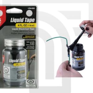 Reliable Wire Protection: Red Liquid Electrical Tape (118ml) by Gardner Bender