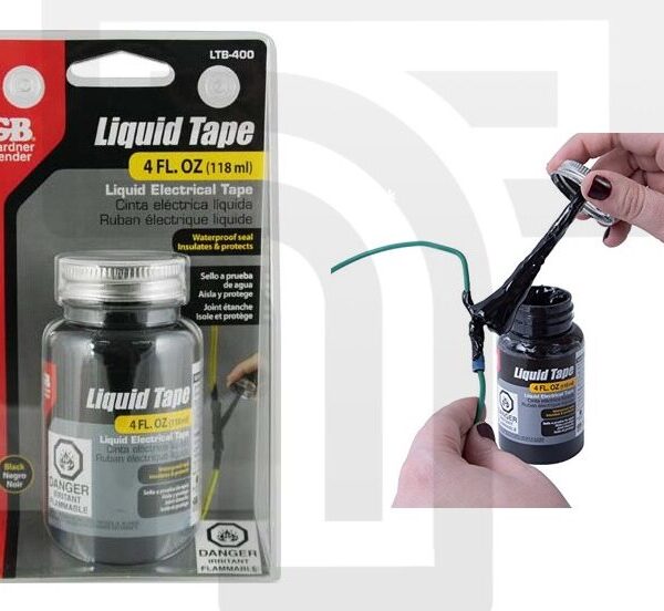 Reliable Wire Protection: Red Liquid Electrical Tape (118ml) by Gardner Bender
