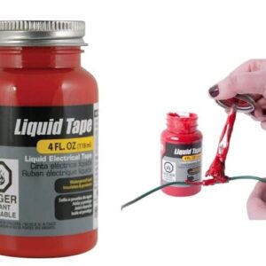 Reliable Wire Protection: Red Liquid Electrical Tape (118ml) by Gardner Bender