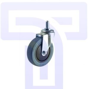 Rubber Castor - Bolt Type - 4"