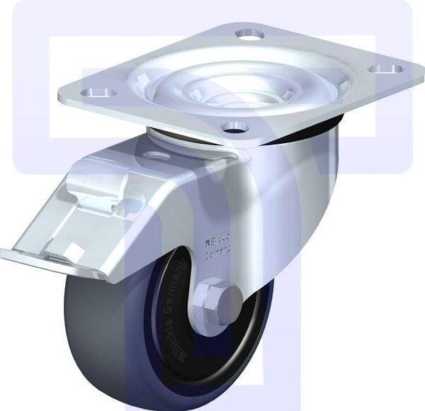 Swivel Steel Castor - Brake - 5"