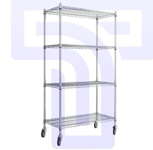 Wire Shelf Trolley