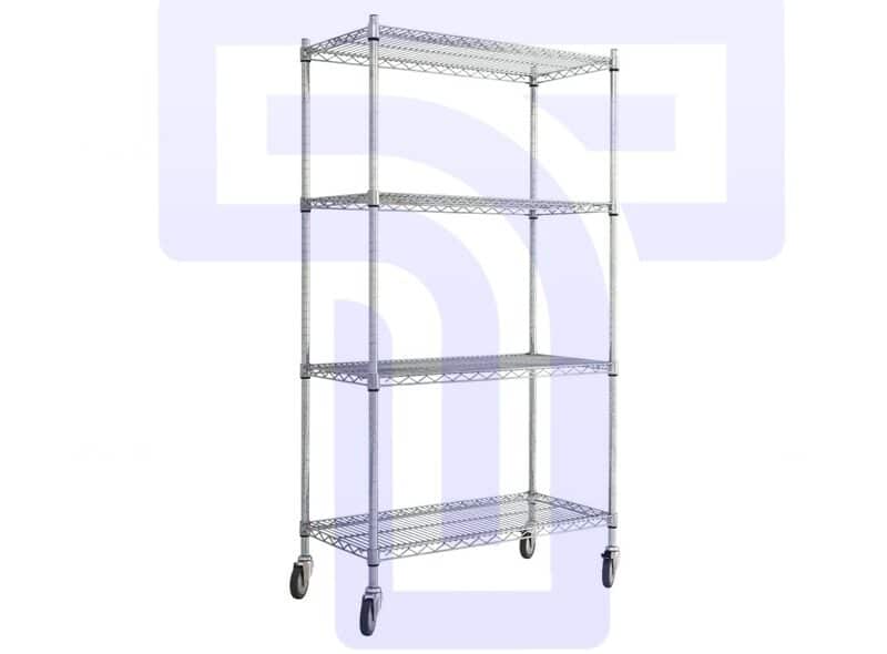 IMG_5517-e1662819541695.jpg Wire Shelf Trolley - Image 1