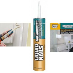 Leak-Proof Showers: Liquid Nails Waterproof Shower Wall Adhesive (286ml)