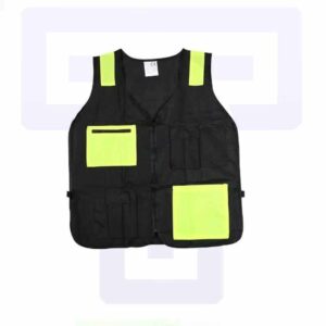 Reflective Safety Vest Black